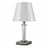 Настольная лампа Crystal Lux Nicolas LG1 Nickel/White