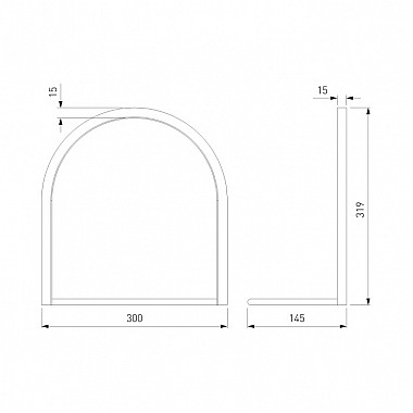 Интерьерная настольная лампа Over 608051 LED черный