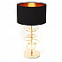 Настольная лампа Lumina Deco Milari LDT 5530 F.GD+BK