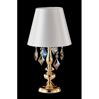 Настольная лампа Crystal Lux Mercedes LG1 Gold/Color