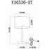 Интерьерная настольная лампа Visalia V10530-1T