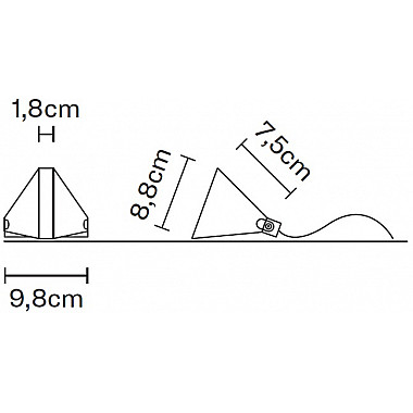 Интерьерная настольная лампа Tripla F41B0121