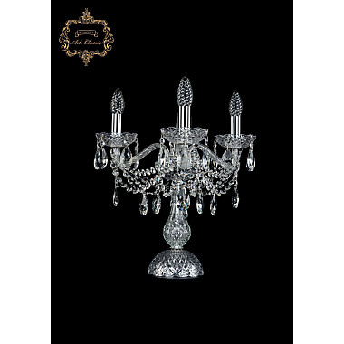 Интерьерная настольная лампа 12.21 12.21.3.141-37.Cr.Sp