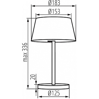 Интерьерная настольная лампа DAIBO 33220