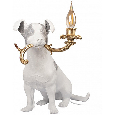 Интерьерная настольная лампа Dog 10312 Grey