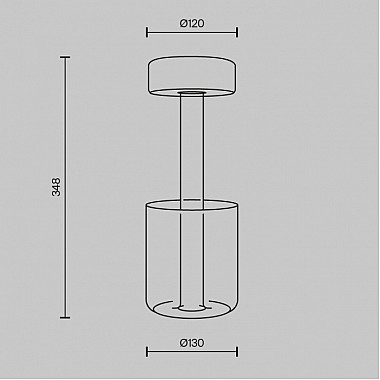 Интерьерная настольная лампа AI Collaboration MOD229TL-L3B3K1