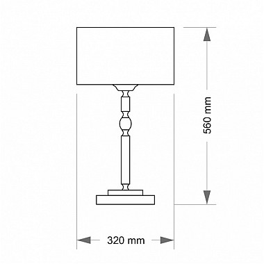 Интерьерная настольная лампа Fagiano FAG-LG-1(P/A)