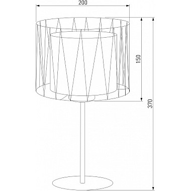 Интерьерная настольная лампа Harmony 2898 Harmony Black