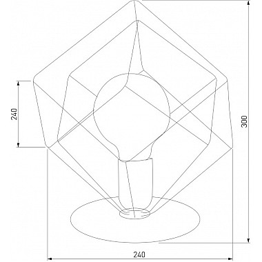 Интерьерная настольная лампа Alambre 5450 Alambre