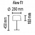 Настольная лампа TopDecor Fiora T1 19 04sat
