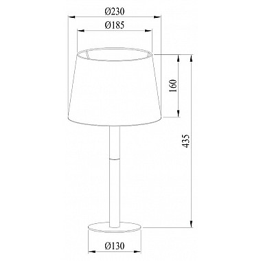 Настольная лампа Arte Lamp Connor A2102LT-1WH