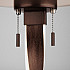 Интерьерная настольная лампа Titan 991 белый / коричневый