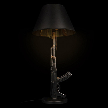 Интерьерная настольная лампа Arsenal 10136/B Dark grey