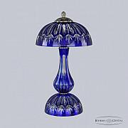 Интерьерная настольная лампа 1370 1370L/3/25 Ni Clear-Blue/H-1I