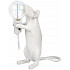 Интерьерная настольная лампа Mouse 10313 White