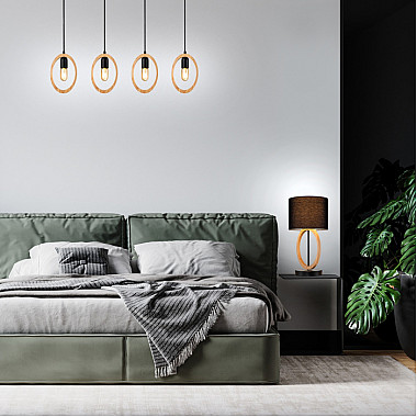 Интерьерная настольная лампа Rustic 10196/L