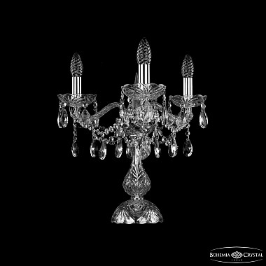 Интерьерная настольная лампа 1413 1413L/3/141-39 Ni