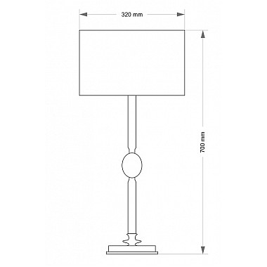 Интерьерная настольная лампа Tivoli TIV-LG-1(Z)