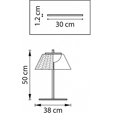 Интерьерная настольная лампа Napoli 794910