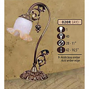 Интерьерная настольная лампа 020R 020R/1 AY ACID.AMBER EDGE