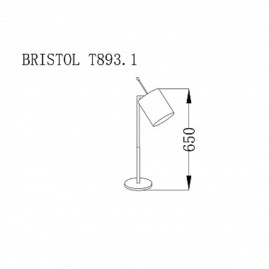 Настольная лампа Lucia Tucci Bristol T893.1