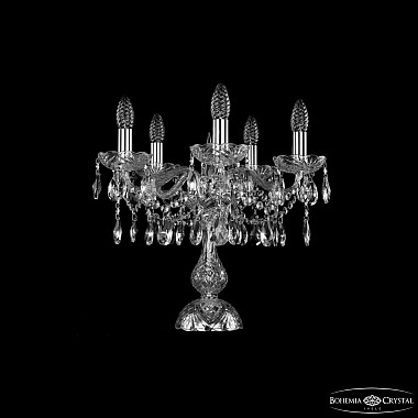 Интерьерная настольная лампа 1413 1413L/5/141-39 Ni