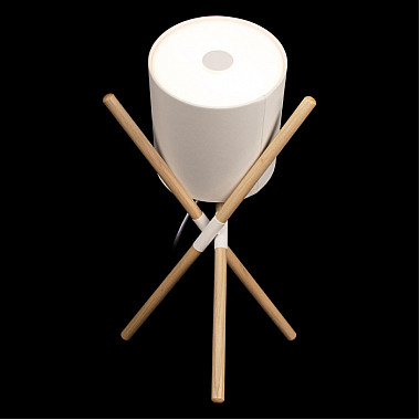 Интерьерная настольная лампа Bobbin 10245T White