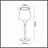 Настольная лампа Odeon Light Glen 2266/1T