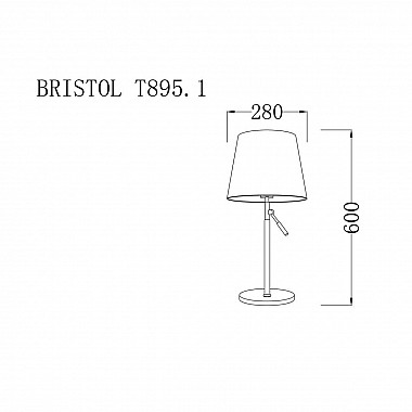 Настольная лампа Lucia Tucci Bristol T895.1