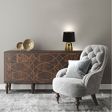 Интерьерная настольная лампа Calliope 10199/L Gold