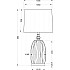 Интерьерная настольная лампа 22-87819