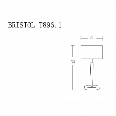 Настольная лампа Lucia Tucci Bristol T896.1