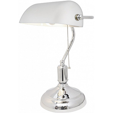 Интерьерная настольная лампа LDT 305 WT+CHR