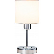 Интерьерная настольная лампа Denver 1109/1 Chrome/Beige