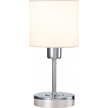 Интерьерная настольная лампа Denver 1109/1 Chrome/Beige