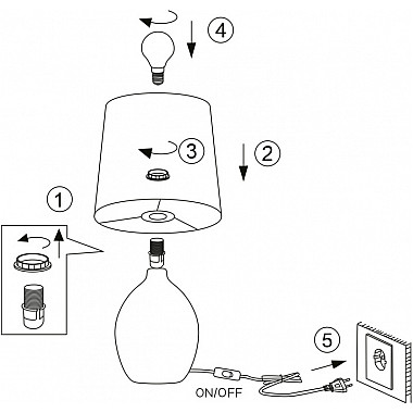 Интерьерная настольная лампа Chimera 7072-502