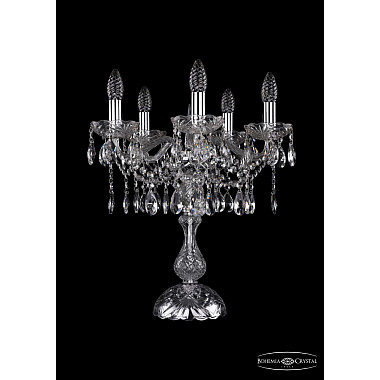 Интерьерная настольная лампа 1413 1413L/5/141-47 Ni