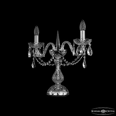 Интерьерная настольная лампа 1402 1402L/2/141-39 Ni