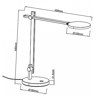Интерьерная настольная лампа Adhara 346026