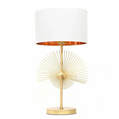 Настольная лампа Lumina Deco Fonti LDT 5534 GD+WT