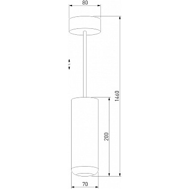 Подвесной светильник Onde 50250 LED