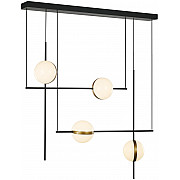 Подвесной светильник MD2062 MD2062-4B black/brass