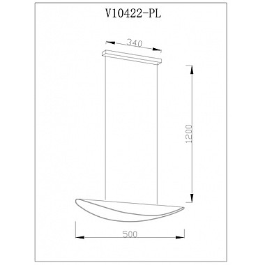 Подвесной светильник Napoli V10422-PL