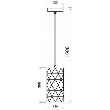 Подвесной светильник Asterope linear 342135