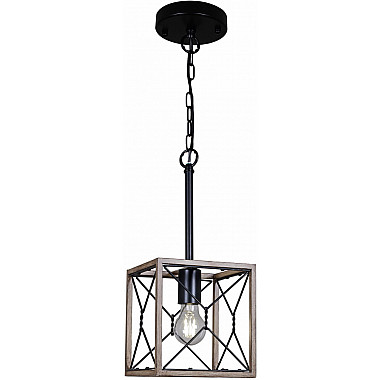 Подвесной светильник IL1008-1P-05 BK WOOD