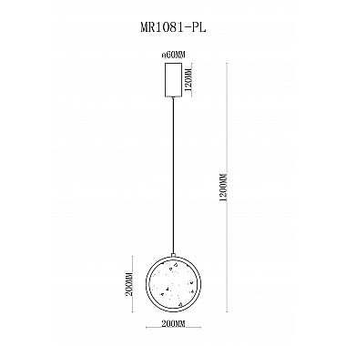 Подвесной светильник Lora MR1081-PL