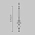Подвесной светильник Monochrome MOD071PL-L8B3K1