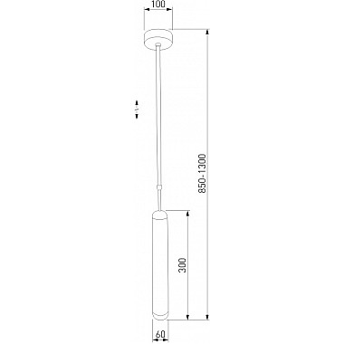 Подвесной светильник Pacific 50255/1 титан