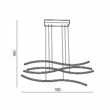 Подвесной светильник Azzardo Waves AZ2912