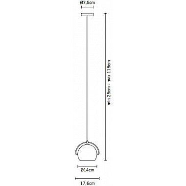 Подвесной светильник Beluga D57A0715